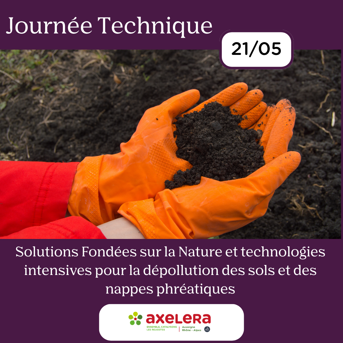 Journée Technique : Solutions Fondées sur la Nature et technologies intensives pour la dépollution des sols et des nappes phréatiques