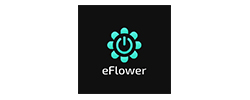 Logo adherent E-FLOWERPOWER